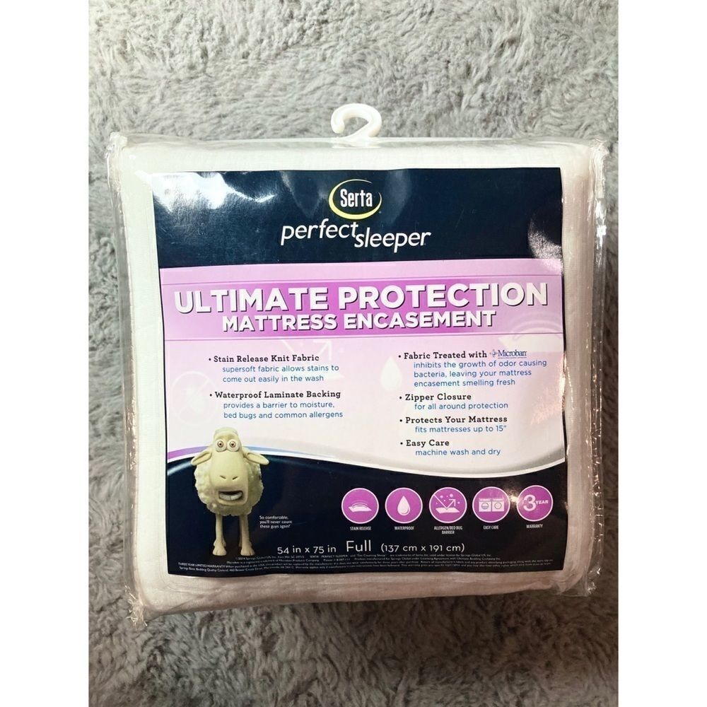 Serta Full ultimate protection mattress cover